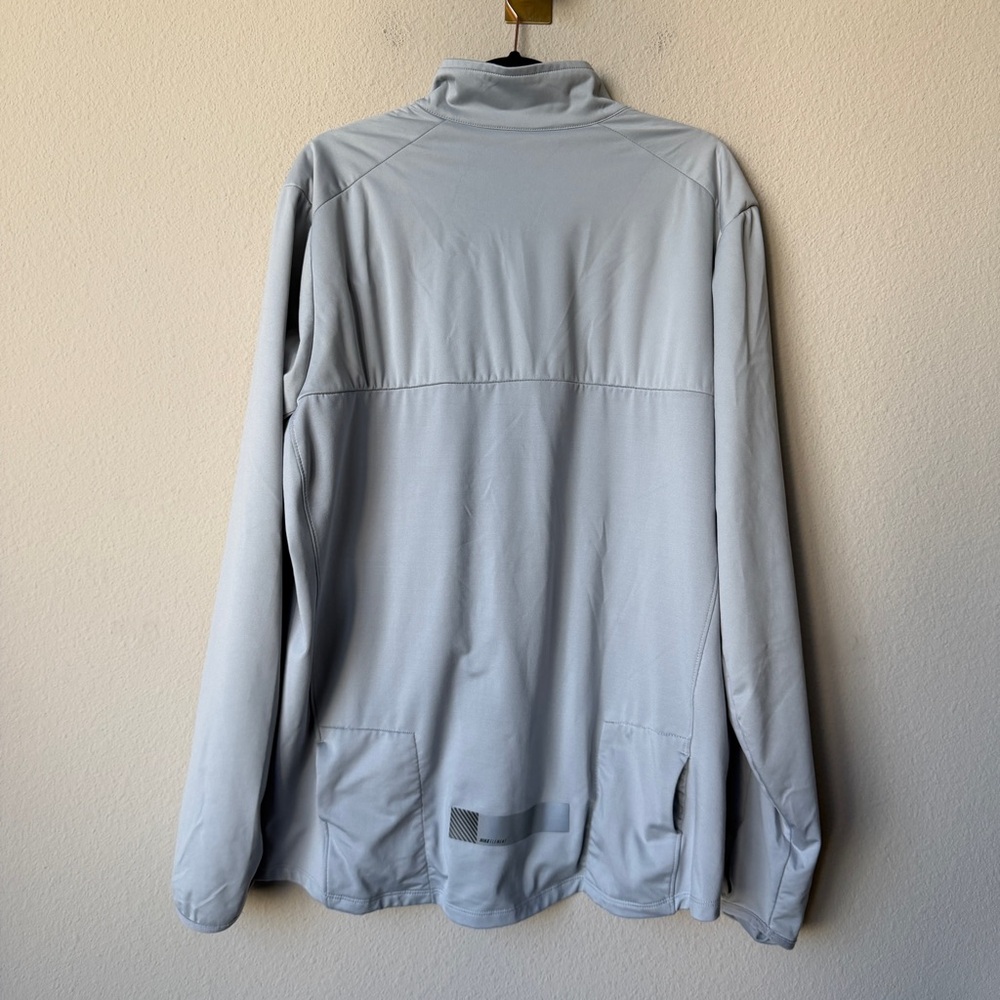 Nike Element Shield Light Gray Full-Zip Running J… - image 2